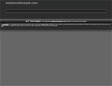 Tablet Screenshot of onlyteenblowjob.com